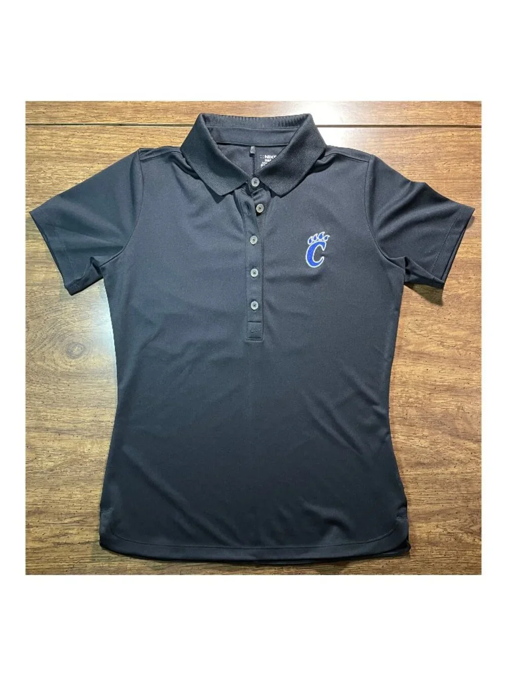 Nike Golf Tour Performance Dri-Fit Black Polo Shirt T-Shirt - Size S - Pre-Owned